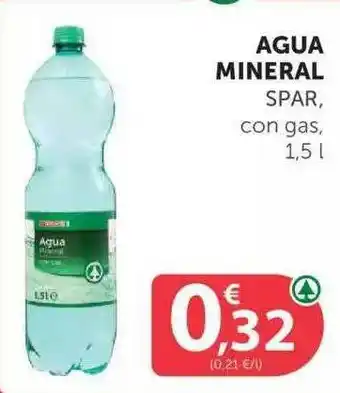 SPAR Agua Mineral Spar, Con Gas, 1,5 L oferta