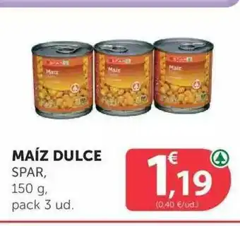 SPAR Maíz Dulce Spar, 150G oferta