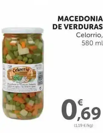 SPAR Macedonia De Verduras Celorrio, 580Ml oferta