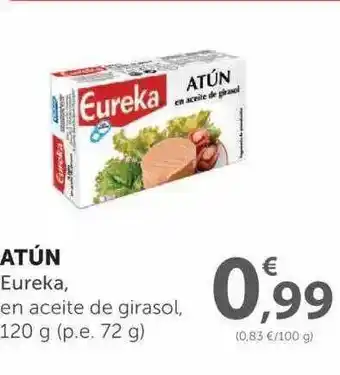 SPAR Atún Eureka, En Aceite De Girasol, 120g oferta