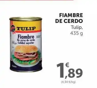 SPAR Fiambre De Cerdo Tulip, 435g oferta
