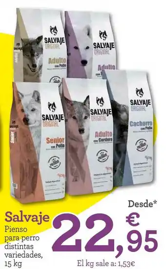 TiendAnimal Salvaje Pienso Para Perro oferta
