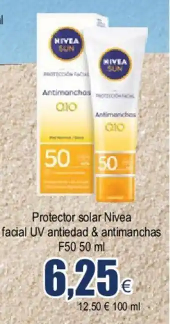 FROIZ Nivea Protector solar facial UV antiedad & antimanchas F50 50 ml oferta