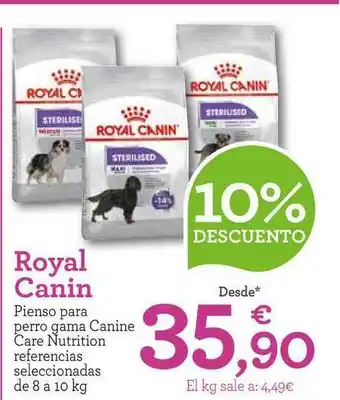 TiendAnimal 10% Descuento Royal Canin Pienso Para Perro Gama Canine Care Nutrition oferta