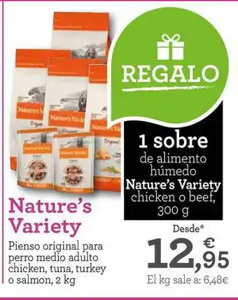 TiendAnimal Nature's Variety Pienso Original Para Perro oferta