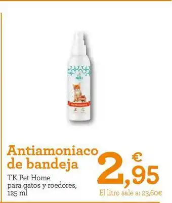 TiendAnimal Antiamoniaco De Bandeja 125ml oferta