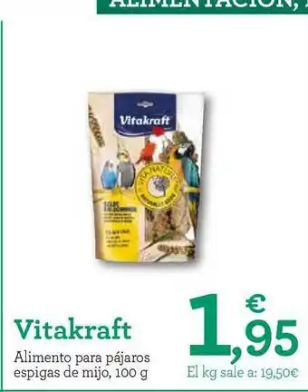 TiendAnimal Vitakraft Alimento Para Pájaros Espigas De Mijo 100g oferta