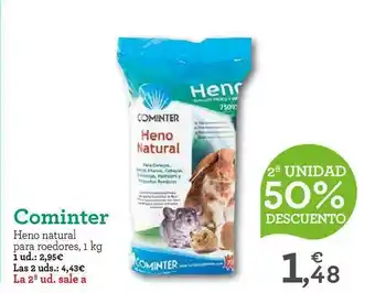TiendAnimal Cominter Heno Natural Para Roedores oferta