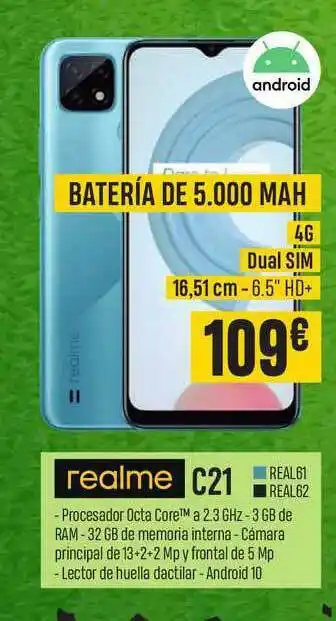 PCBox Realme C21 oferta