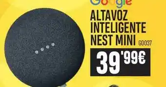 PCBox Google Altavoz Inteligente Nest Mini G0037 oferta