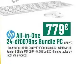 PCBox HP All-in-One 24-DF0079NS Bundle PC HP11287 oferta