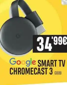 PCBox Google Smart TV Chromecast 3 G009 oferta