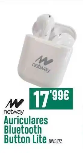 PCBox Netway Auriculares Bluetooth Button Lite NW3472 oferta