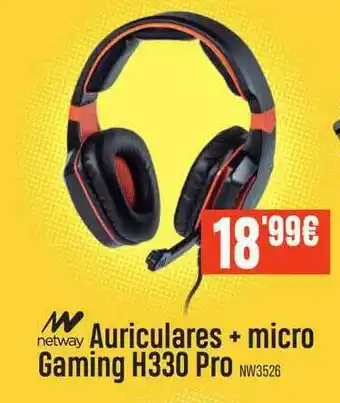 PCBox Netway Auriculares + Micro Gaming H330 Pro NW3526 oferta