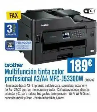 Beep Brother Mulitfunción Tinta Color Profesional A3 A4 Mfc-45330dw oferta