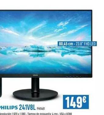 Beep Philips 241v8l oferta