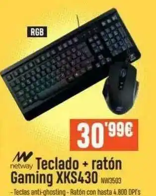 Beep Neway Teclado + Ratón Gaming Xks430 oferta