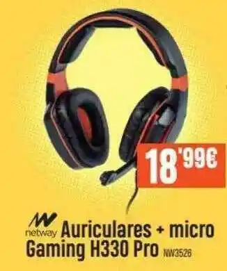 Beep Netway Auriculaures + Micro Gaming H330 Pro oferta