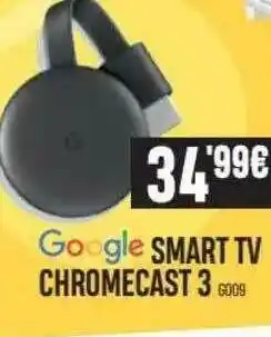 Beep Google Smart Tv Chromecast 3 oferta