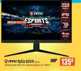 Beep Mis Optix G241v oferta