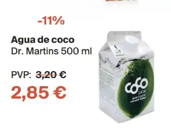Agua De Coco Dr. Martins 500 Ml