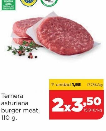 Alimerka Hamburguesas de ternera oferta