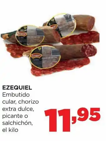 Alimerka Embutidos cular, chorizo extra dulce, picante o salchichón ezequiel oferta