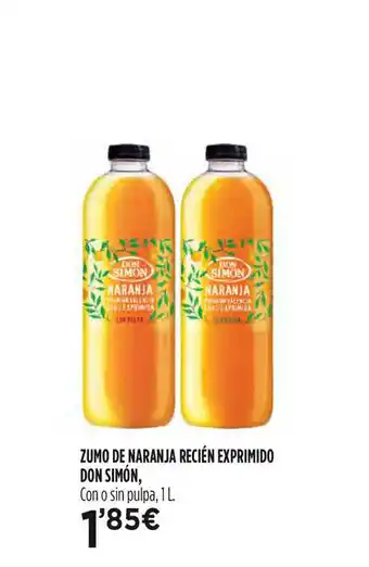 Hipercor Zumo De Naranja Recién Exprimido Don Simón oferta