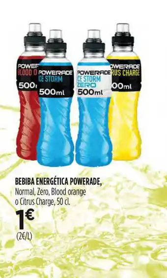 Hipercor Bebida Energética Powerade 50cl oferta