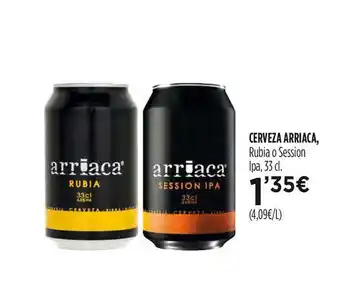 Hipercor Cerveza Arriaca 33cl oferta