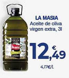CashDiplo La Masia Aceite De Oliva Virgen Extra oferta