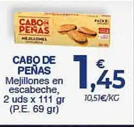 CashDiplo Cabon De Peñas Mejillones En Escabeche oferta