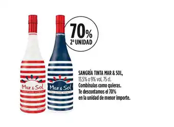Hipercor Sangría Tinta Mar & Sol oferta