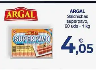 CashDiplo Argal Salchichas Superpavo oferta