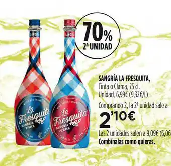 Hipercor Sangría La Fresquita 75cl oferta