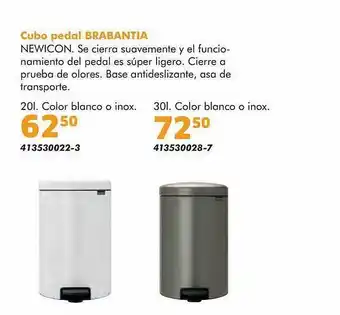 Coinfer Cubo Pedal Brabantia oferta