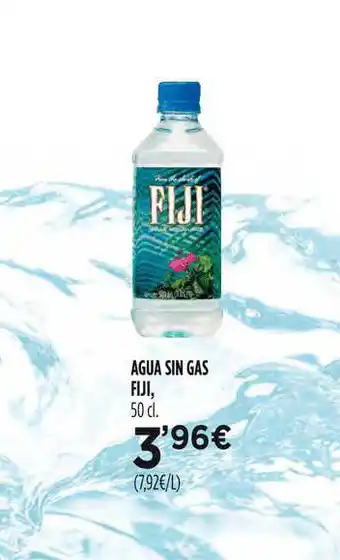 Hipercor Agua Sin Gas Fiji 50cl oferta