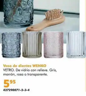 Coinfer Vaso De Dientes Wenko oferta