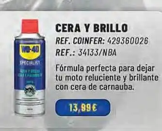 Coinfer Cera Y Brillo oferta