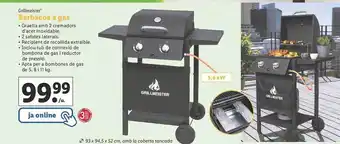 Lidl Grillmeister Barbacoa A Gas oferta