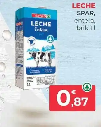 SPAR Gran Canaria Leche Spar Entera Brik oferta
