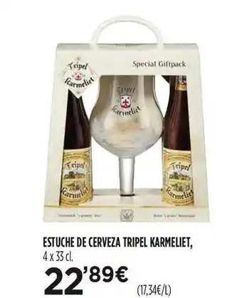 Hipercor Estuche De Cerveza Tripel Karmeliet oferta
