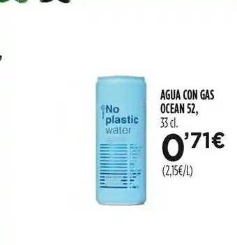 Hipercor Agua Con Gas Ocean 52 33cl oferta