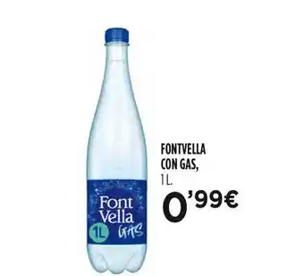 Hipercor Fontvella Con Gas 1l oferta