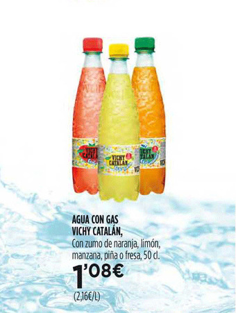 Hipercor Agua Con Gas Vichy Catalán oferta