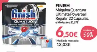 PrimaPrix Finish Máquina Quantum Ultimate Powerball Regular 22 Cápsulas oferta
