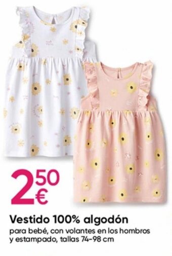 Pepco Vestido 100% Algodón oferta