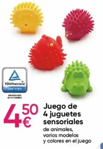 Pepco Juego de 4 Juguetes Sensoriales oferta
