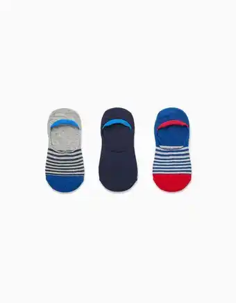 Zippy 3 pares de calcetines invisibles para niño, multicolor oferta