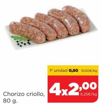 Alimerka Chorizo criollo 80 g oferta